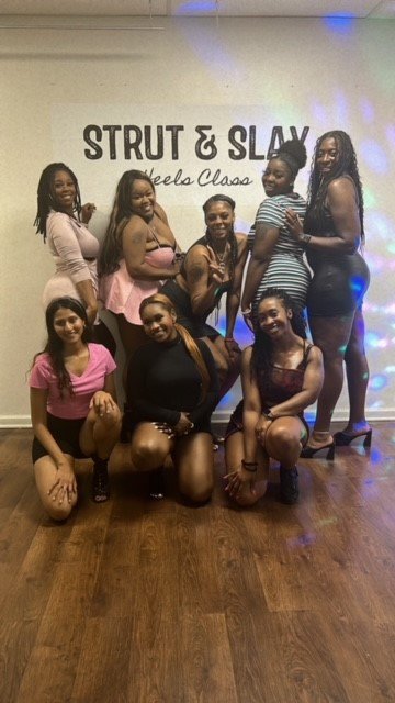 Private dance class at Strut and Slay